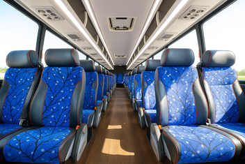 Fort Worth Charter Bus Inside