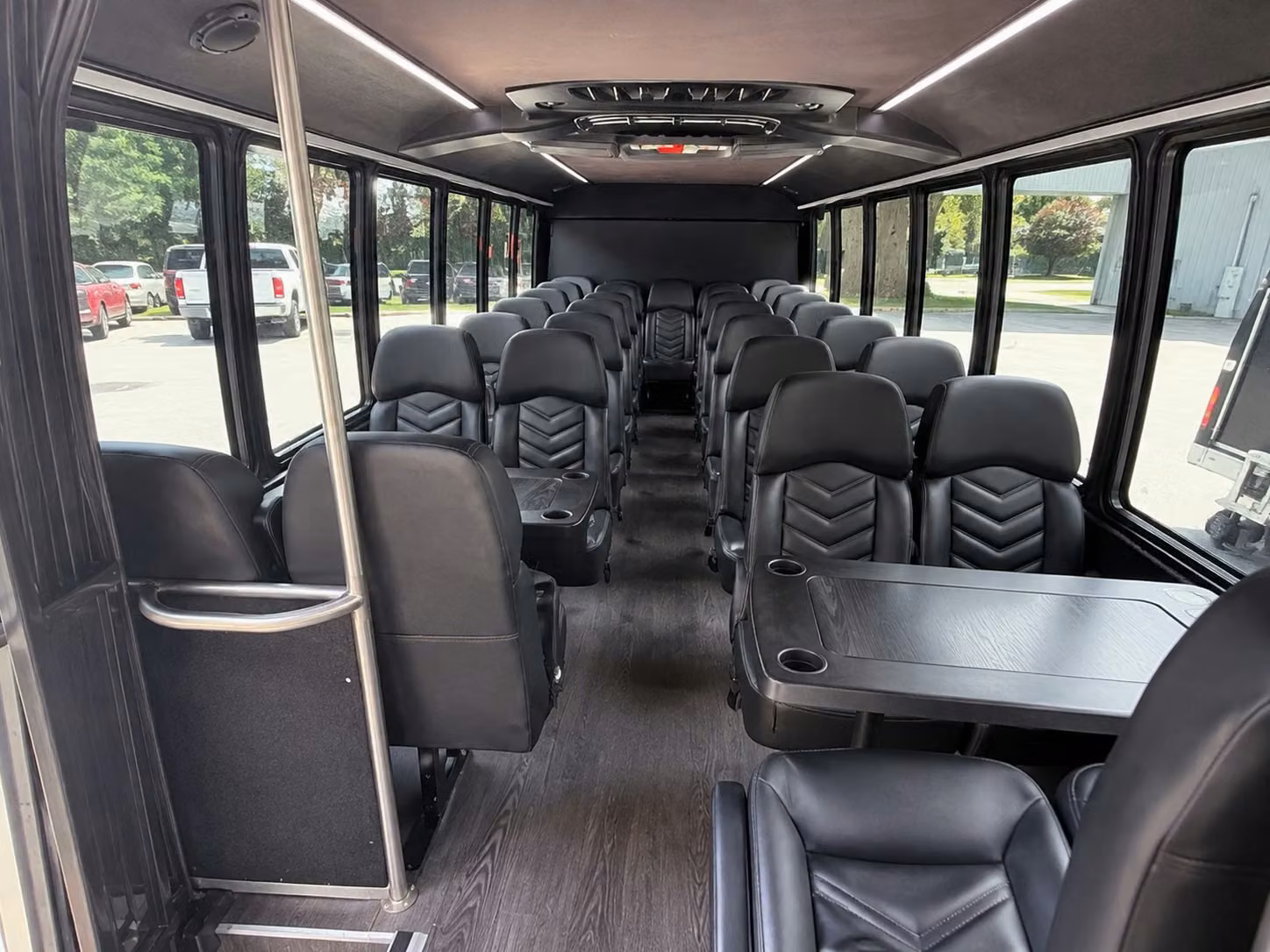 18 passenger minibus interior