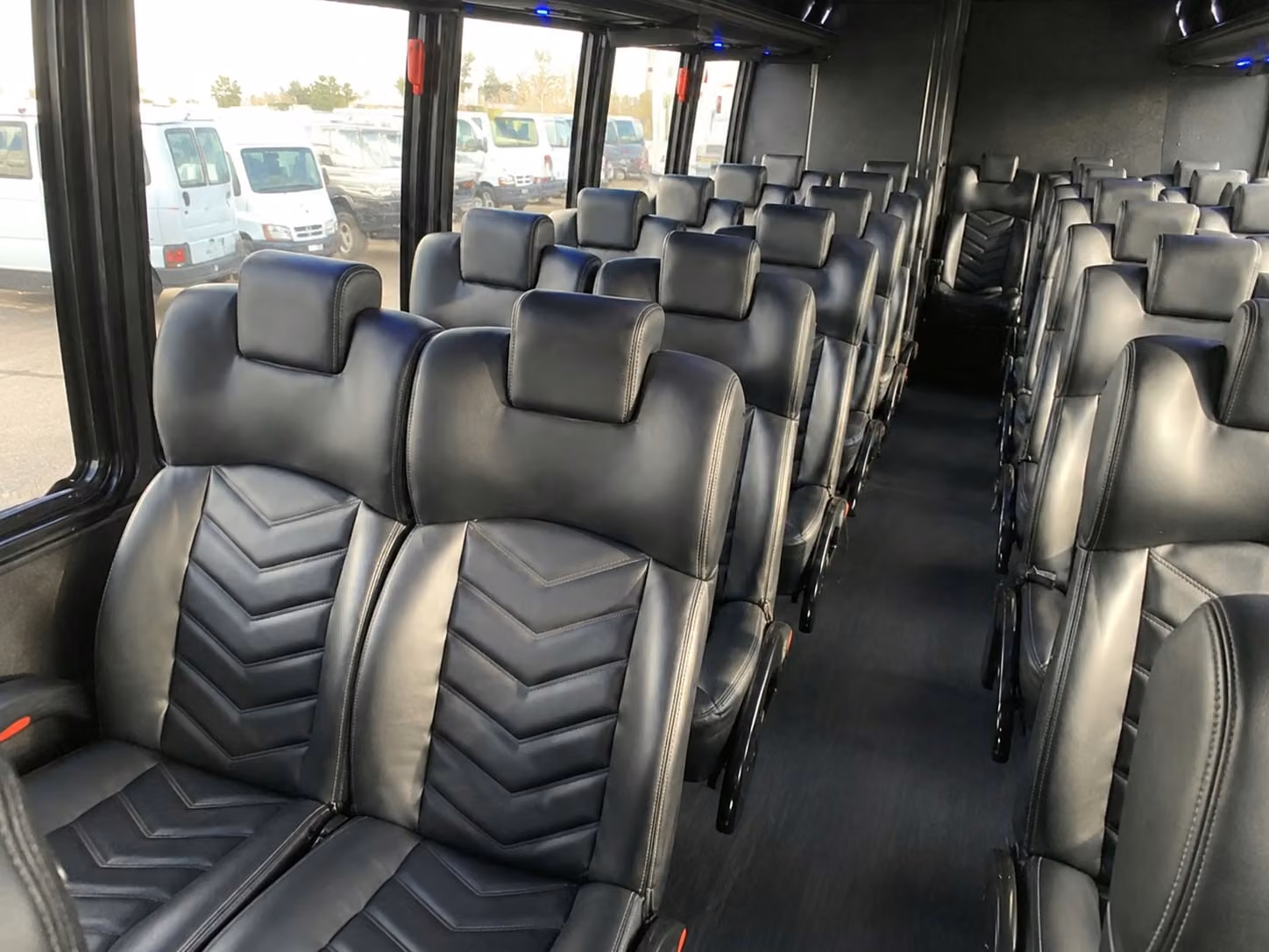 20 passenger minibus interior