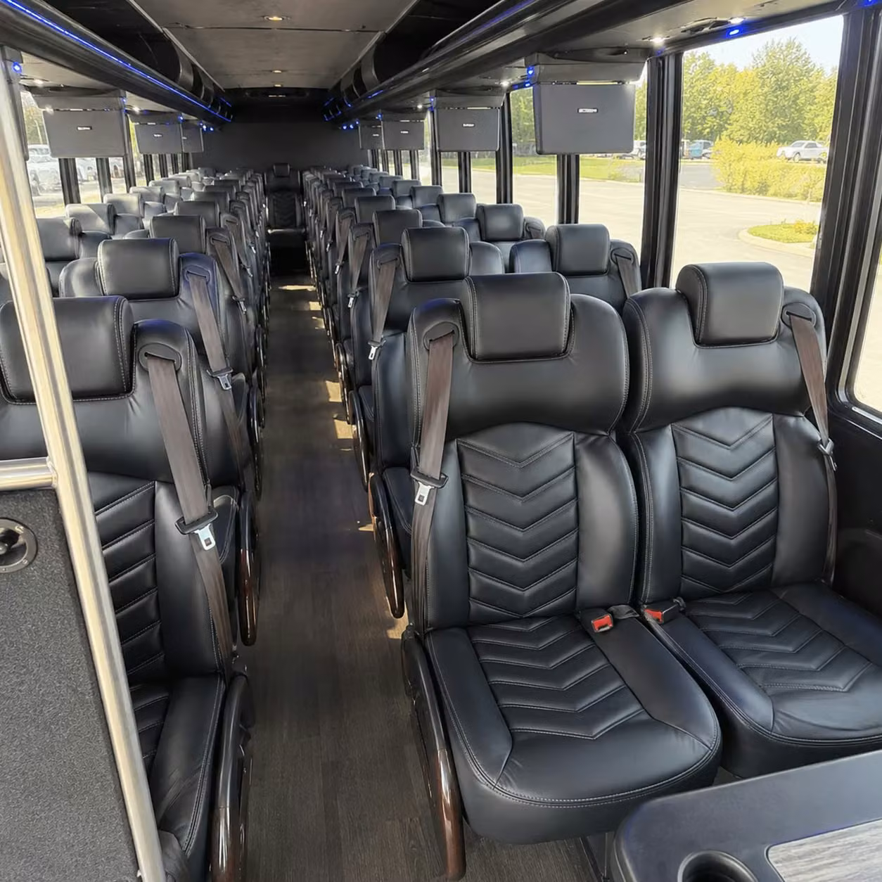 25 passenger minibus inside