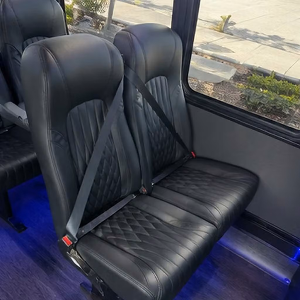 25 passenger minibus interior