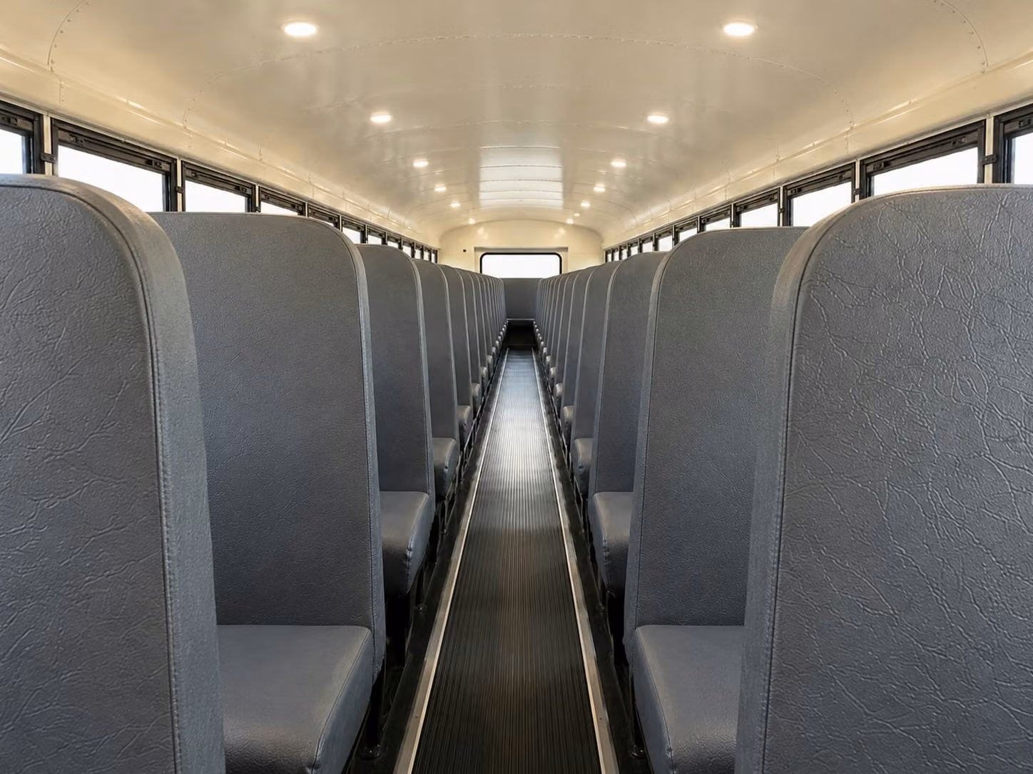 school bus inside