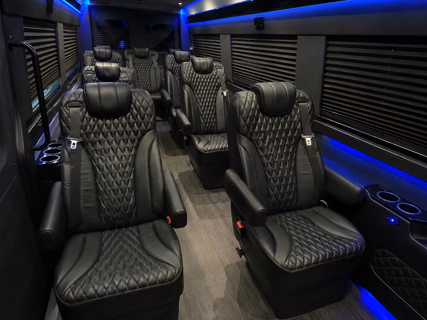 sprinter van with driver inside